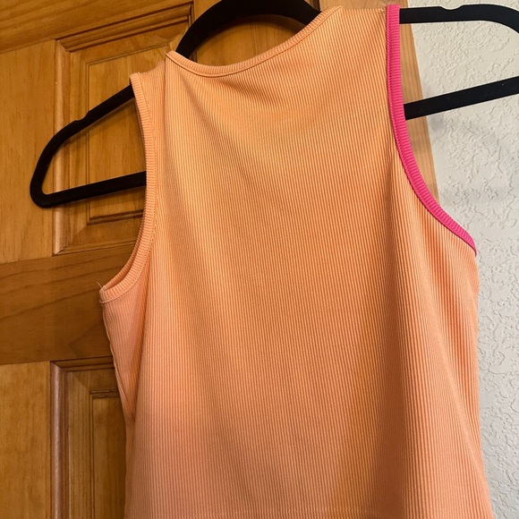 Shein Colorblock Tank Top - Pink and Orange - Picture 8 of 8